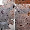 Crazy Paper Cut Map of New York